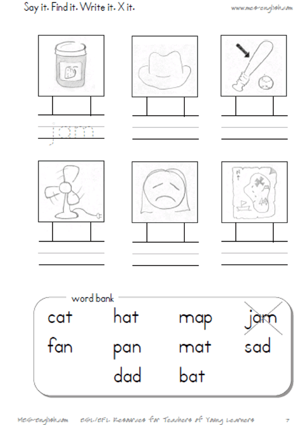 CVC Blending Worksheets for Easy Reading Practice