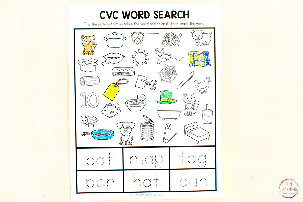 5 Easy Ways to Practice CVC Words