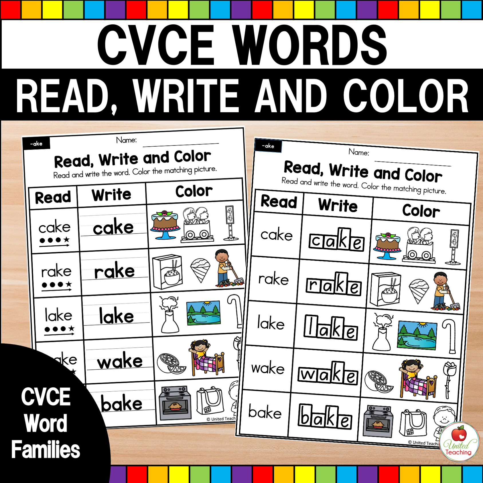 Cvce Worksheets Free for Phonics Practice