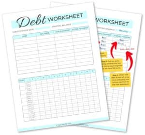 5 Simple Debt Snowball Worksheets to Get You Started