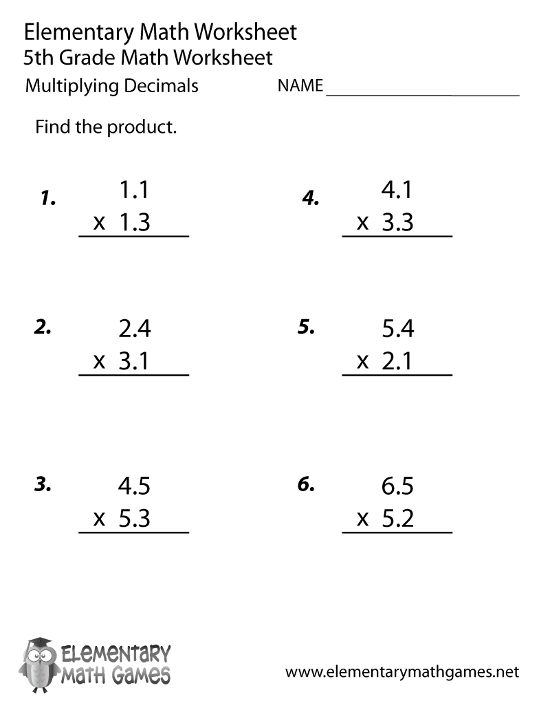 Decimal Multiplication Practice Made Easy