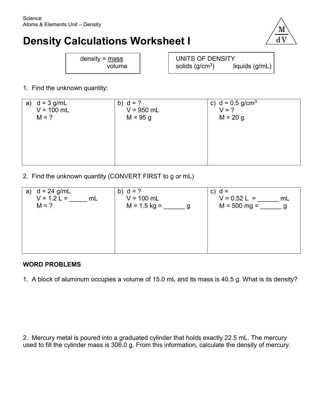 Density Calculations Made Easy: A Step-by-Step Guide