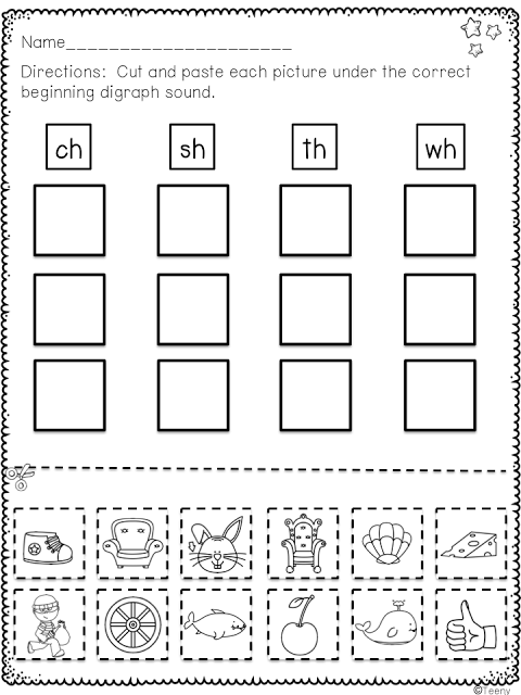 5 Ways to Master Digraphs with 1st Grade Worksheets