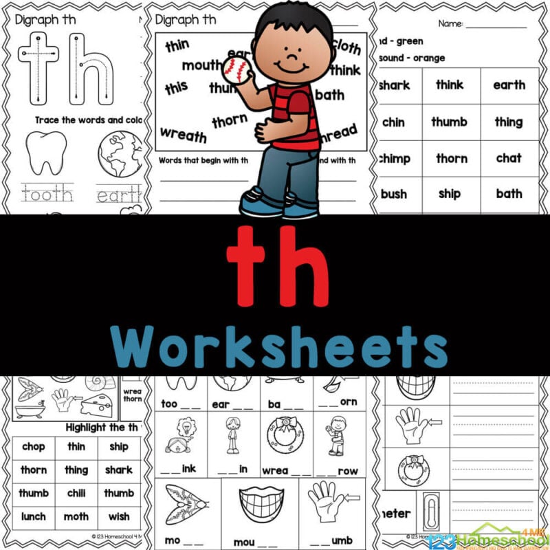 5 Digraph Worksheets for 2nd Grade Students