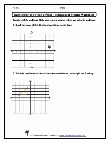 Dilations and Scale Factors Worksheet Answers and Solutions