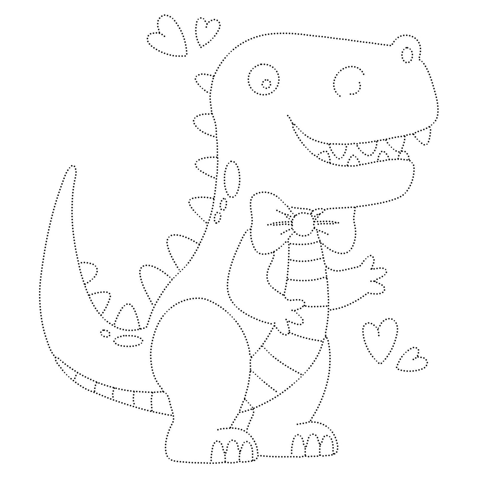 Dinosaur Tracing Free Printable