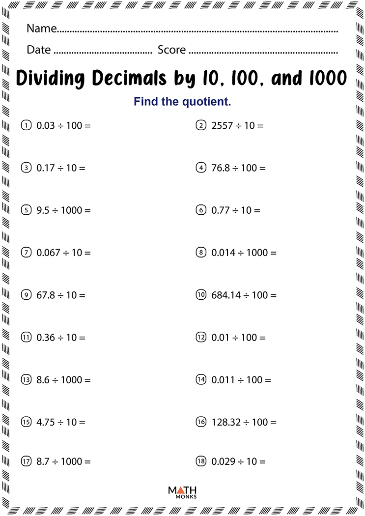 Divide By 3 Worksheet Pdf