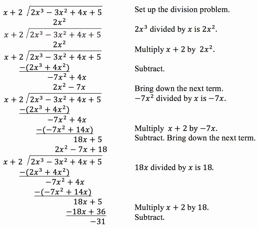 Dividing Polynomials Worksheet Algebra 1