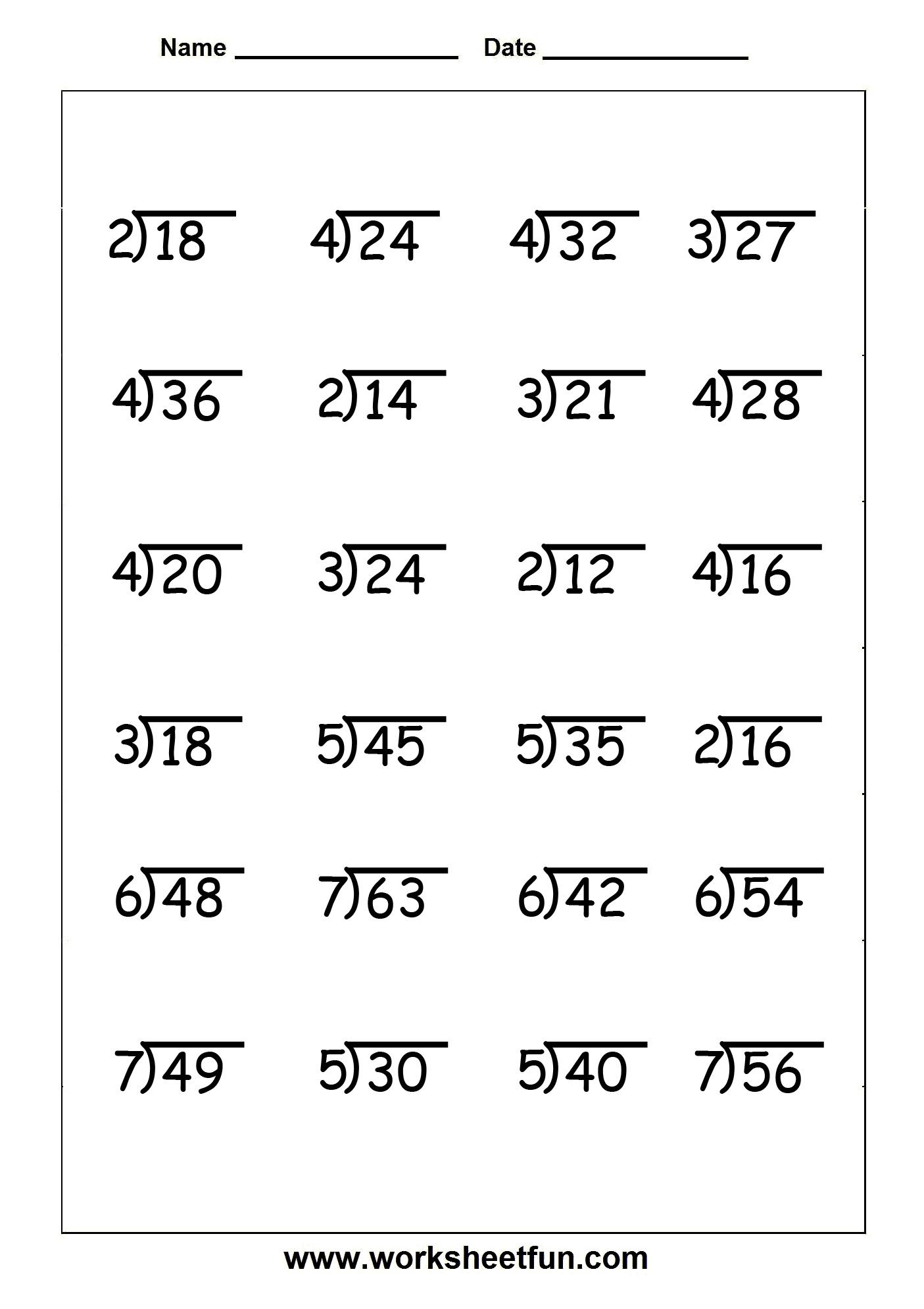 Division for 4th Graders Made Easy with Worksheets