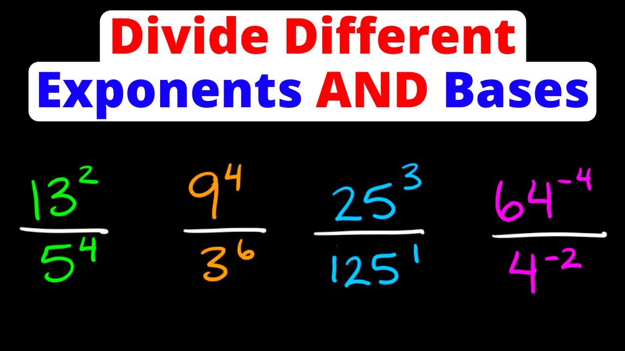 6 Ways to Master Division with Exponents