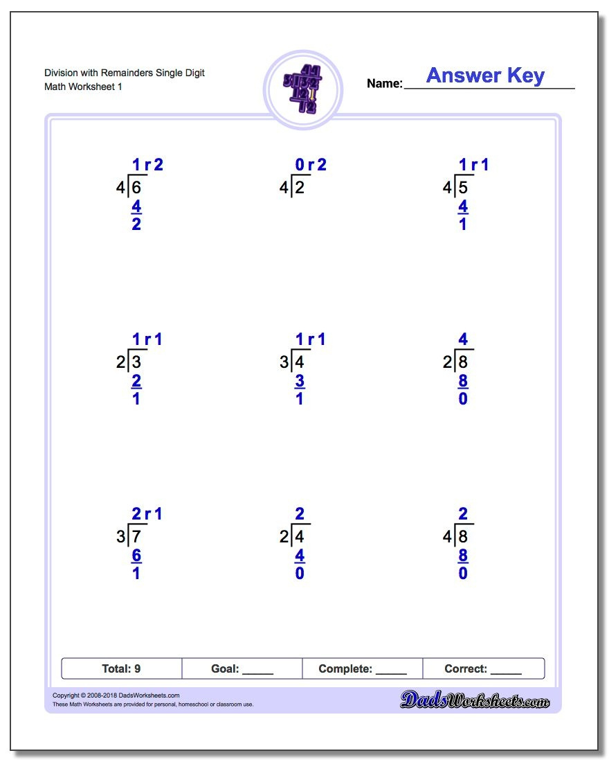 6 Essential Division Worksheets for 4th Grade