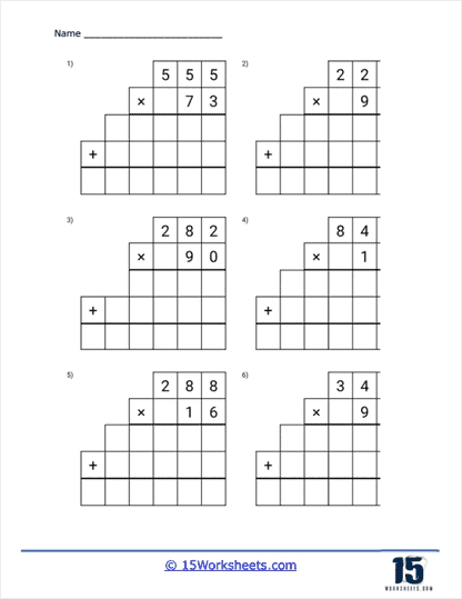 Double Digit Multiplication Worksheets Math Monks