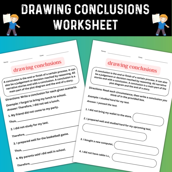 Drawing Conclusion Worksheet Grade 3