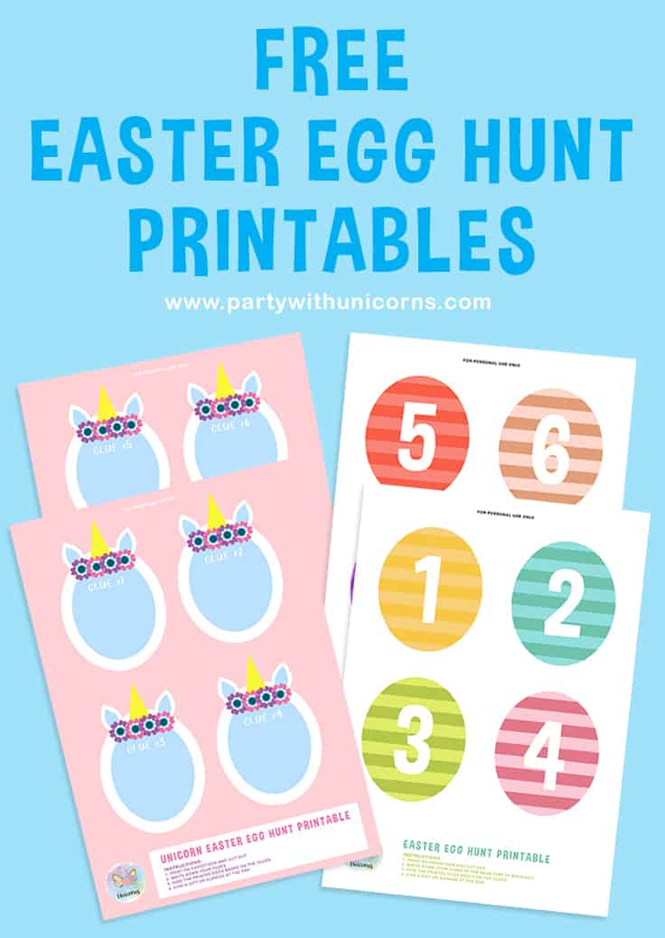 Easter Egg Hunt Game Printable