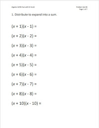 7 Essential Math Worksheets for 8th Graders