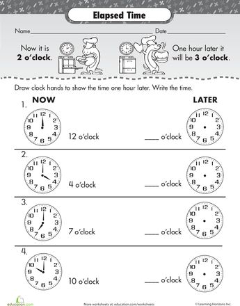 Elapsed Time Worksheets Word Problems