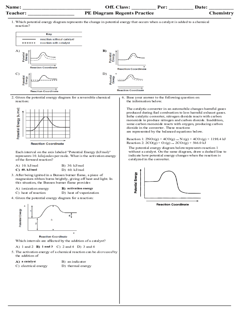 Energy Diagram Worksheet Answers for Easy Learning