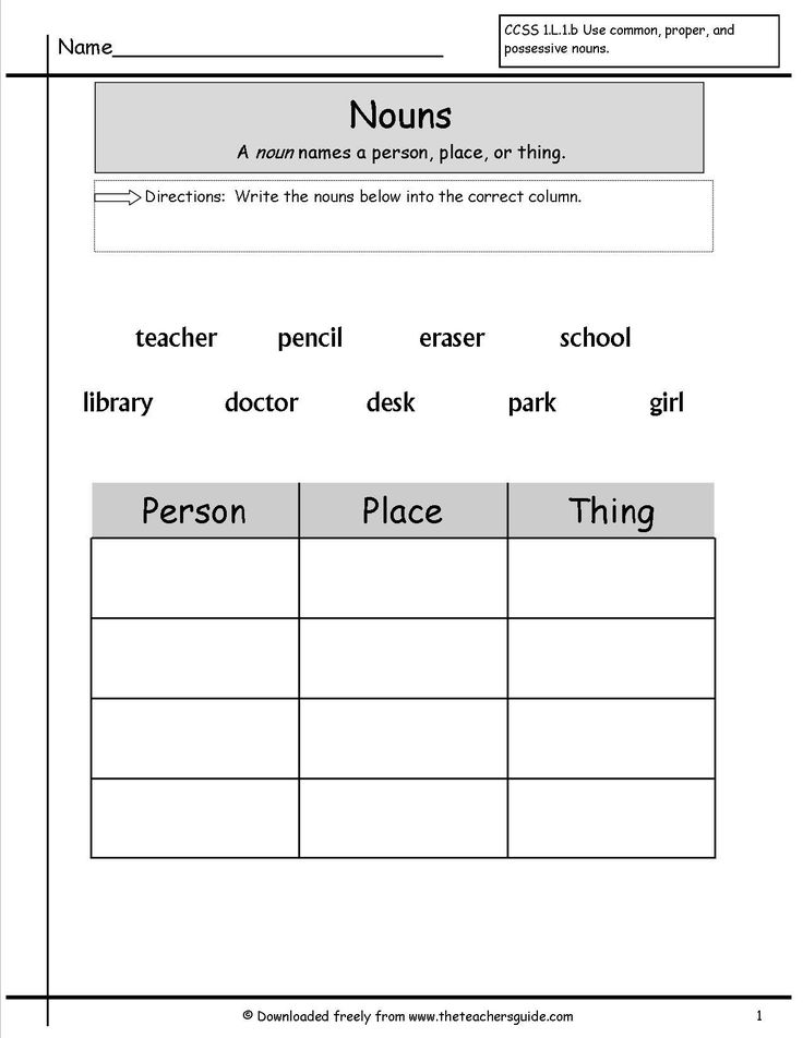 7 Fun English Worksheets for First Graders