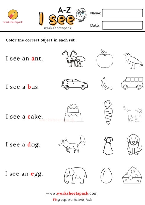 Kindergarten English Worksheets Made Easy