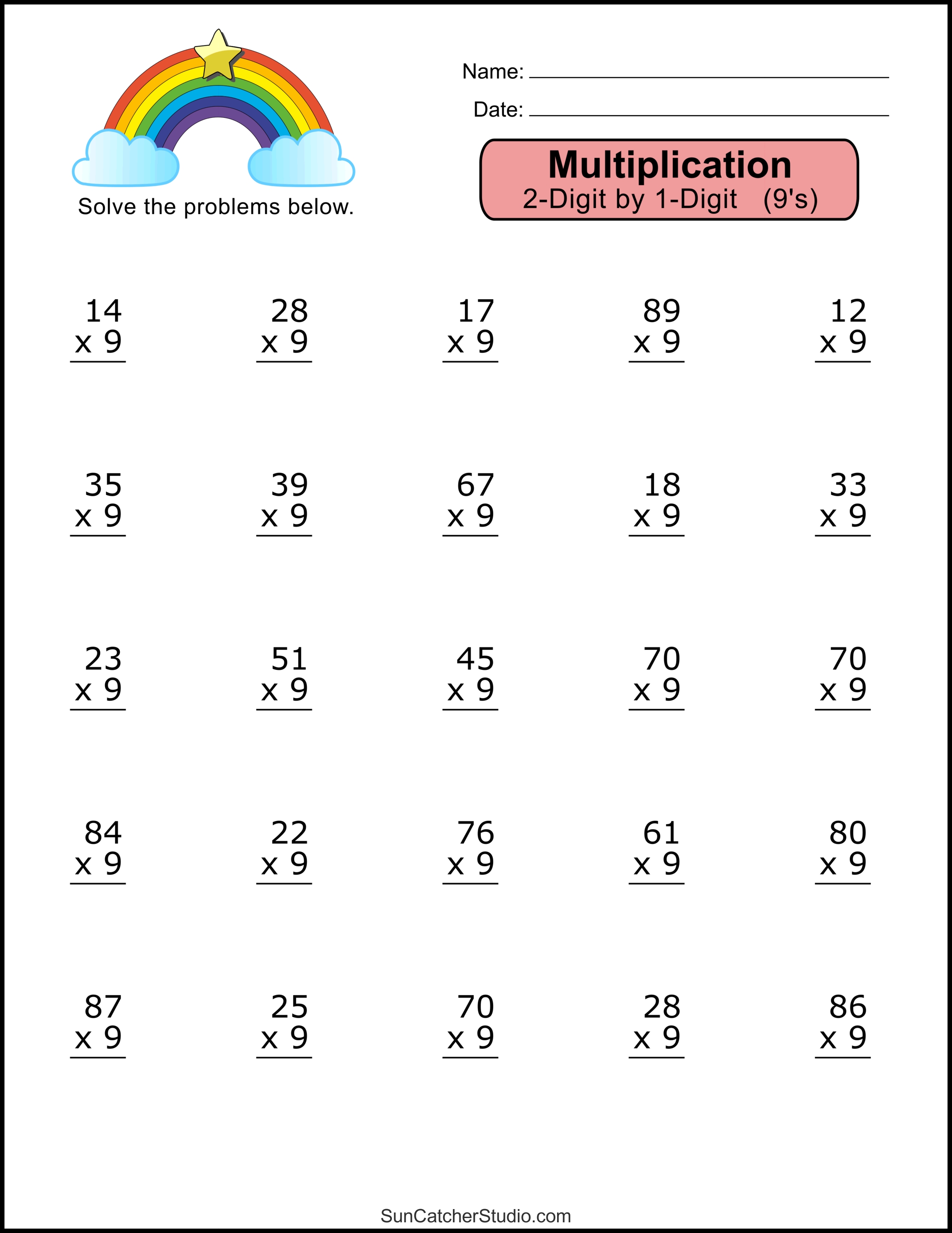 Equal Groups Multiplication Worksheets Math Monks