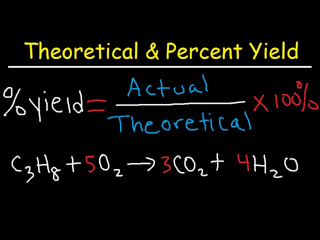 Equation For Calculating Percentage Yield Tessshebaylo