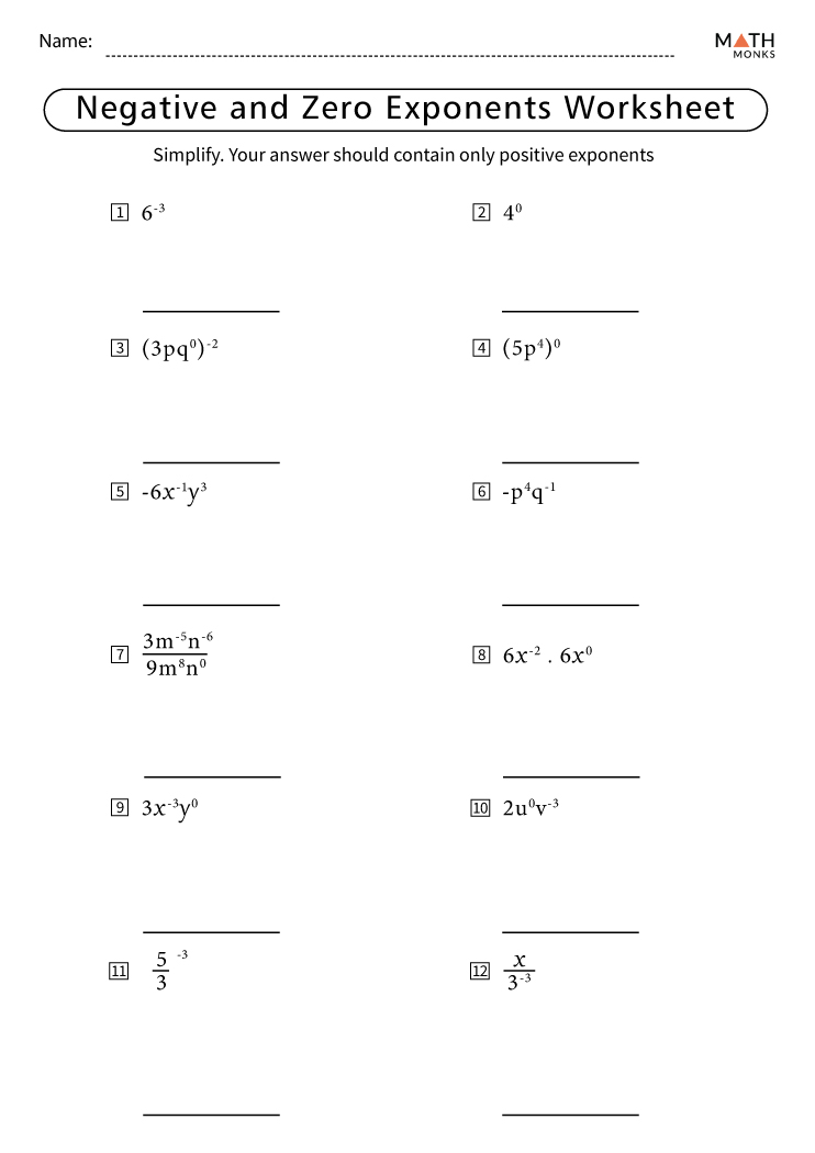 Equations With Exponents Worksheet And Lesson By Mathematics Made Easy