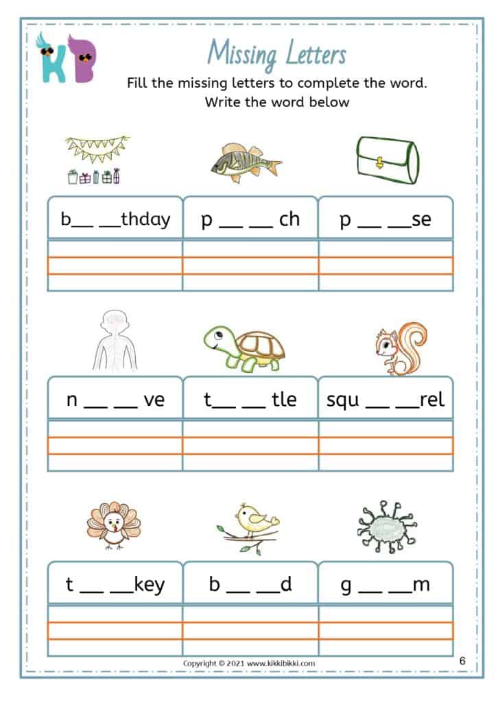 7 Er Ir Ur Worksheets to Practice English Spelling