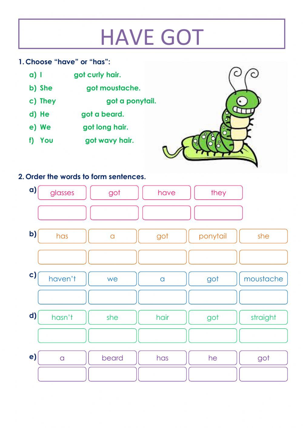 ESL Grammar Worksheets for Language Learning Success