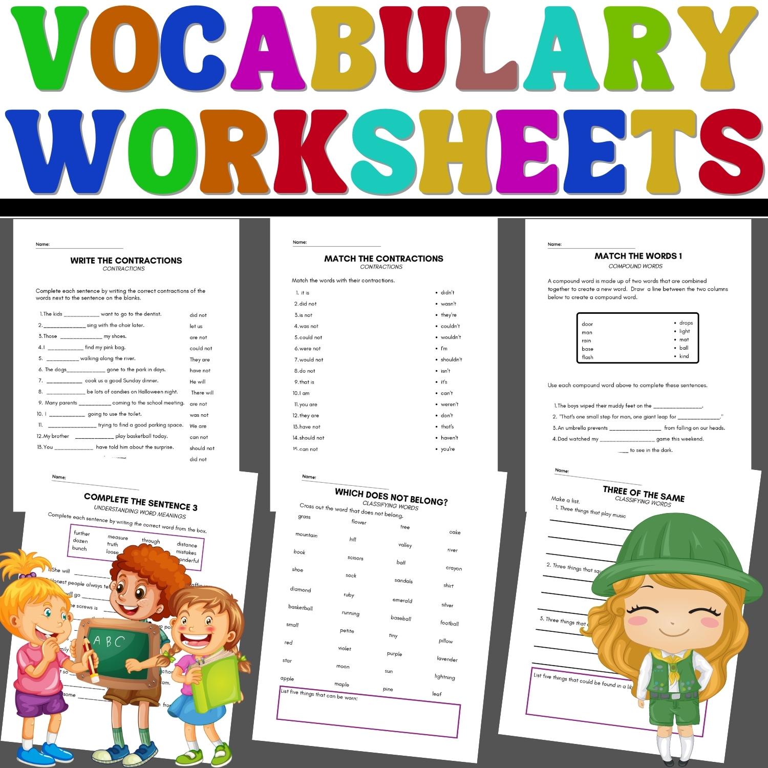 Esl Vocabulary Worksheets: Learn and Practice with Ease