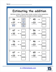 Estimating Sums Worksheets 15 Worksheets Com