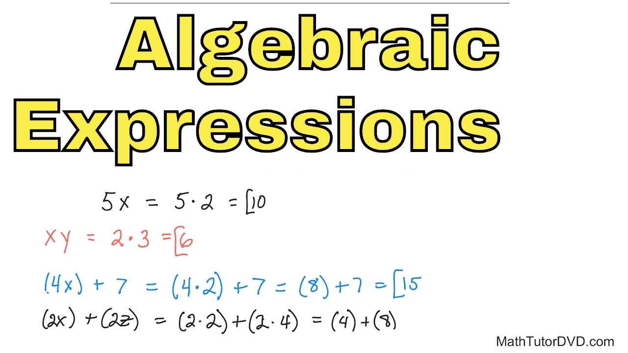 Evaluating Algebraic Expressions Made Easy for Students