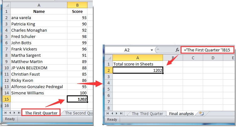 Reference Cell A1 in Alpha Worksheet in Excel Easily