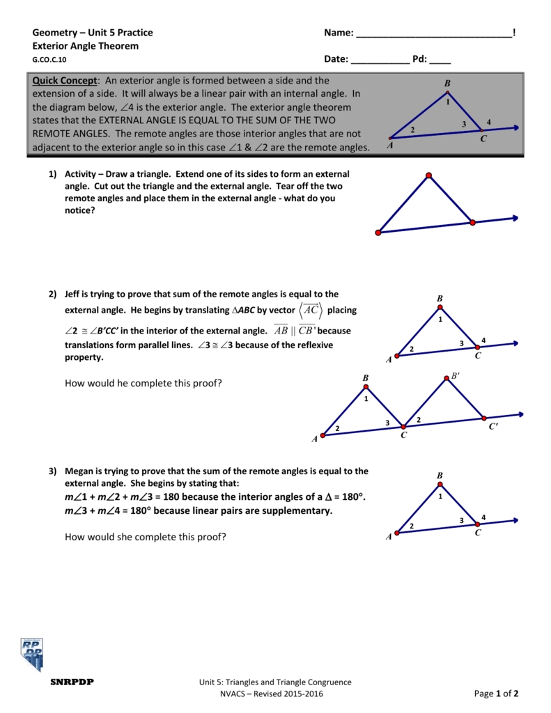 5 Ways to Master Exterior Angle Theorem