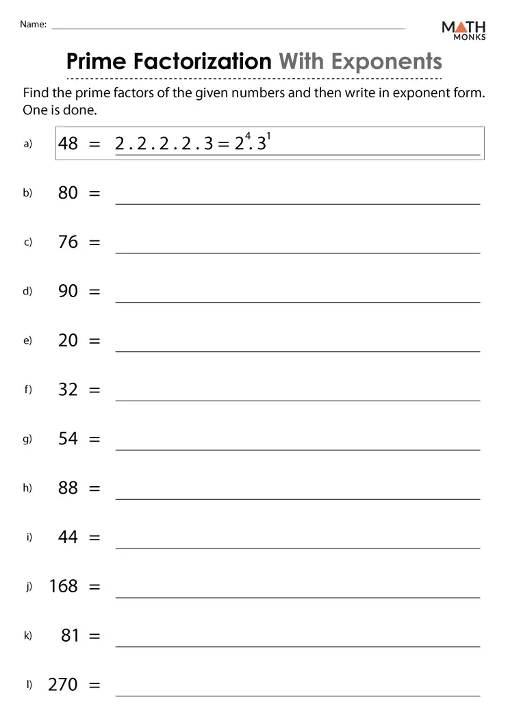 Factorization Using Identities Worksheet Pdf