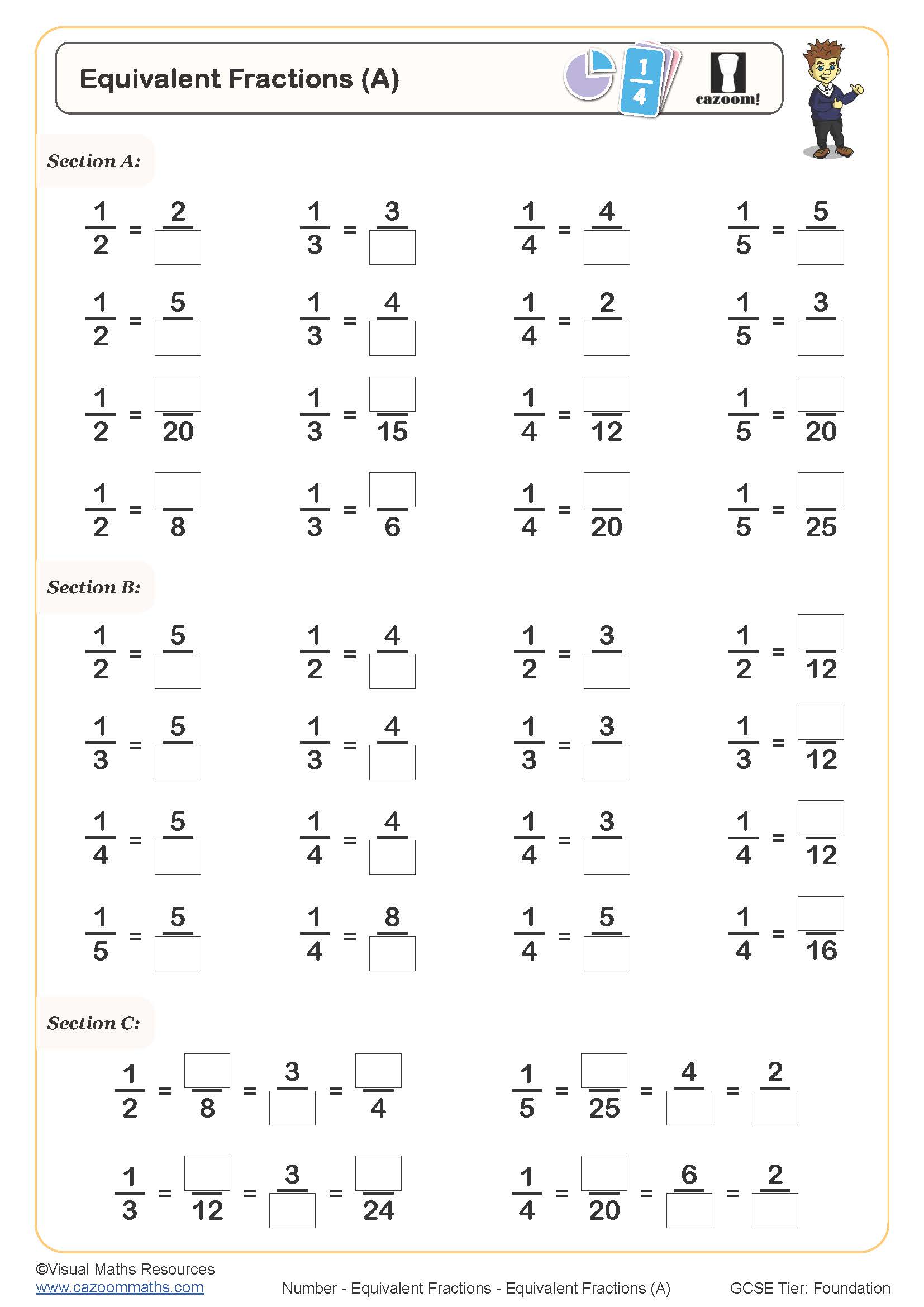 5 Ways to Find Equivalent Fractions