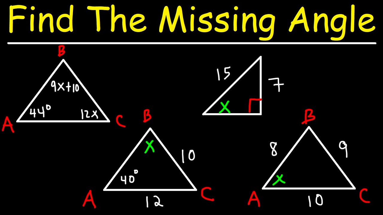 5 Ways to Find Missing Angles Easily