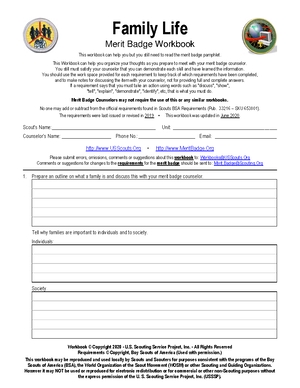 Fire Safety Merit Badge Worksheet