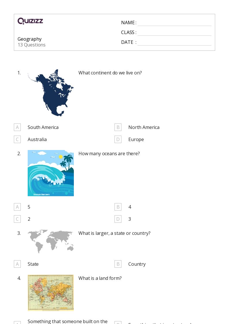 First Grade Social Studies Worksheets for Fun Learning