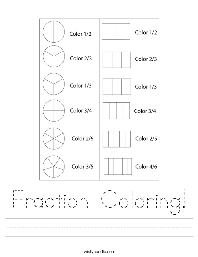 5 Ways to Colour Fractions