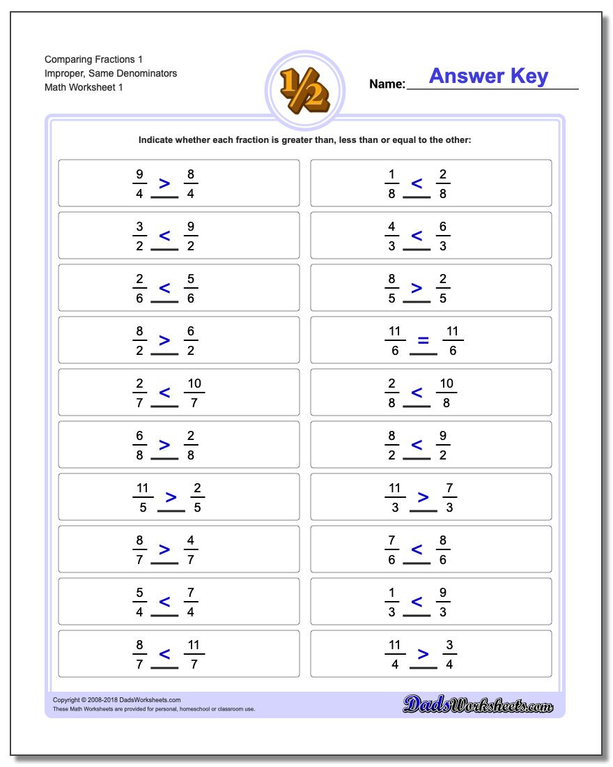 3rd Grade Fractions Worksheet Fun Learning for Kids