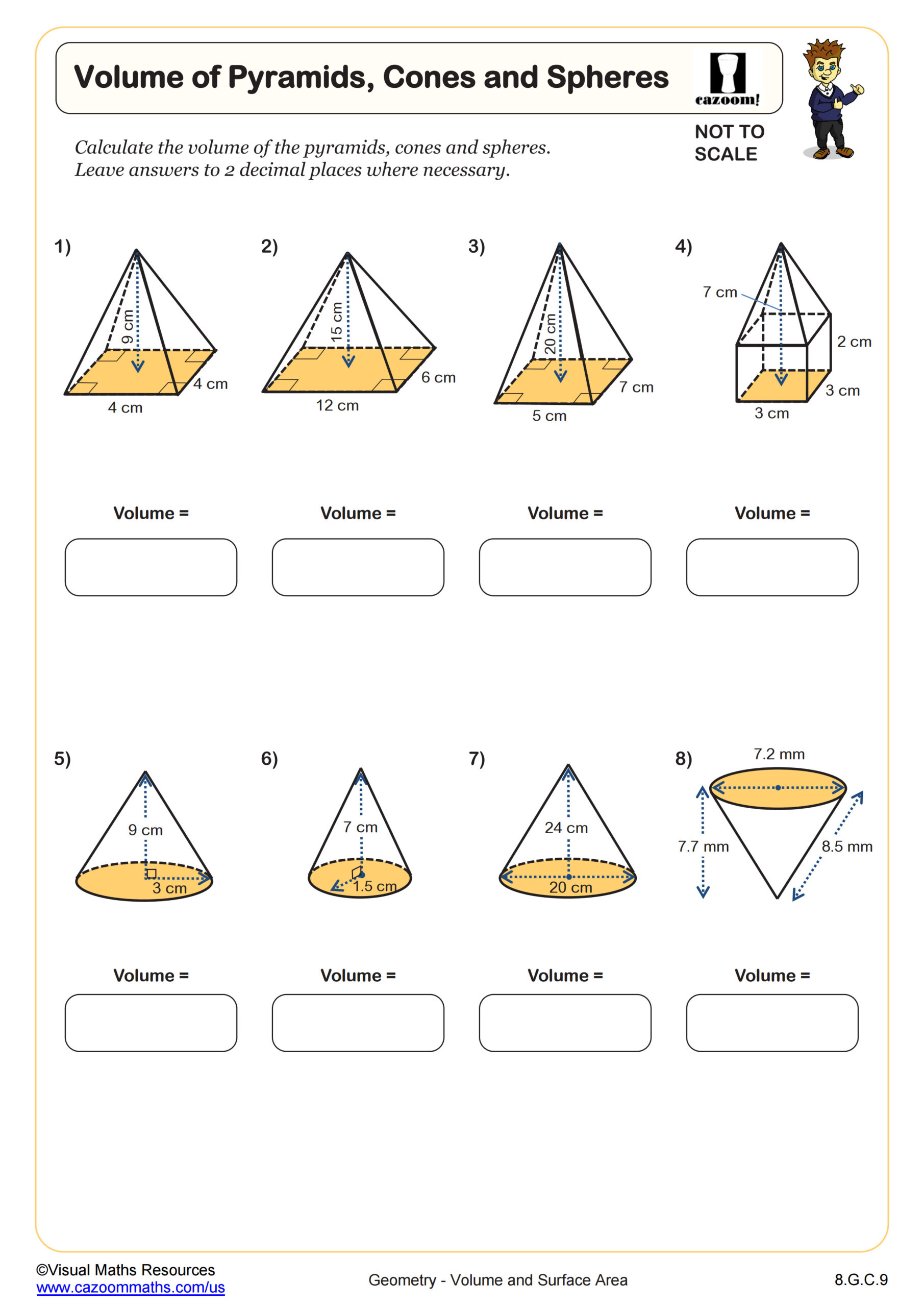 Free 8Th Grade Math Worksheets Printable W Answers Mashup Math