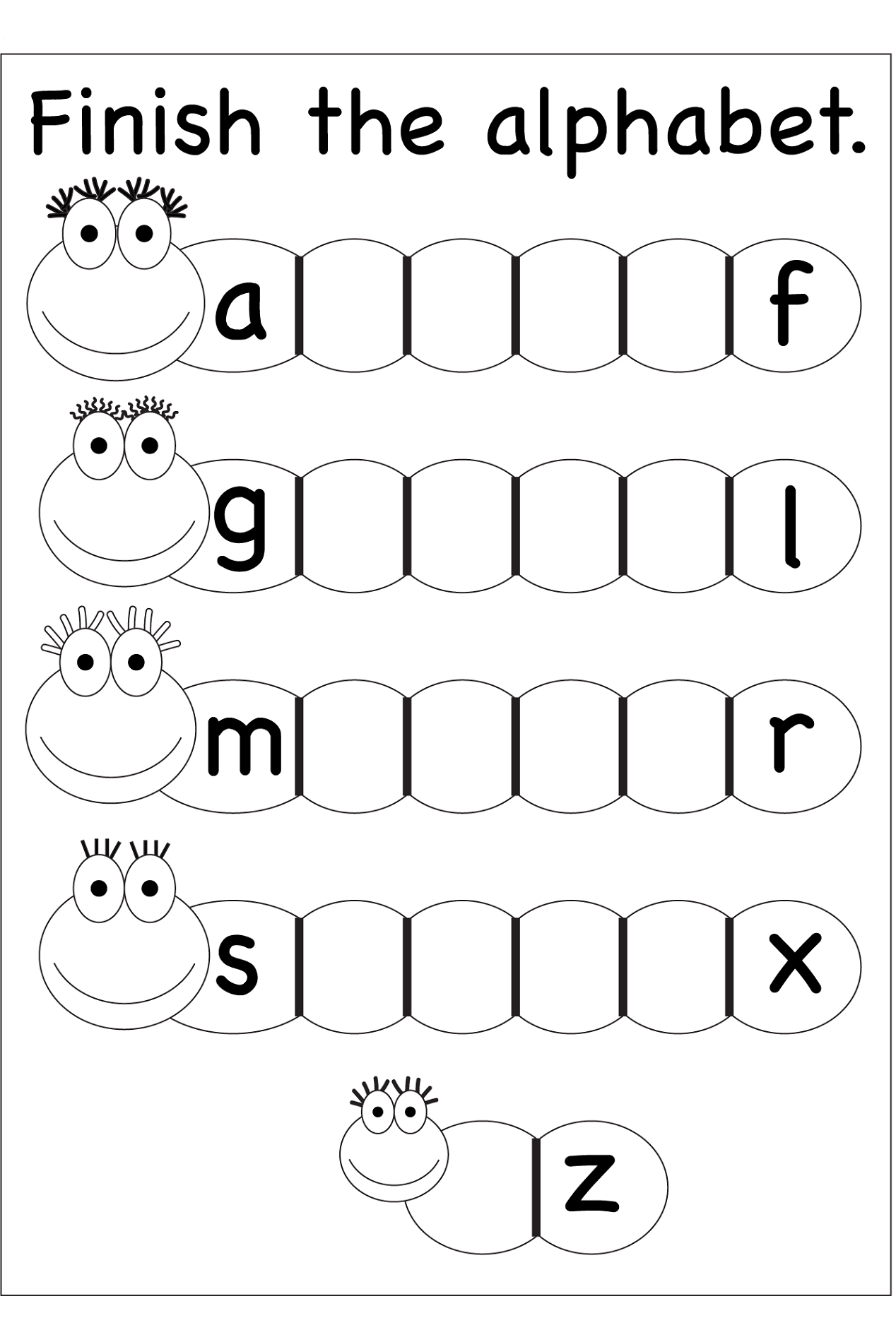 Free Abc Worksheets For Pre K Activity Shelter