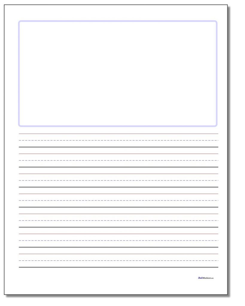 Free Blank Handwriting Worksheets Pdf