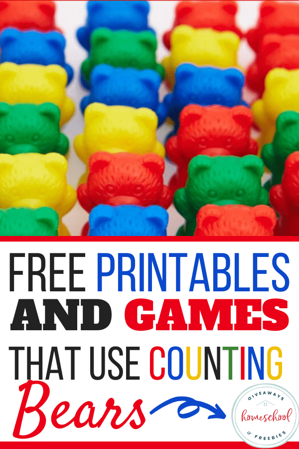 Free Counting Bear Printables