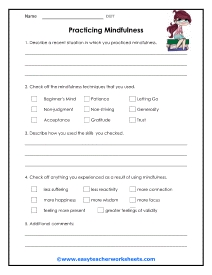 Free DBT Worksheets for Emotional Regulation and Mindfulness