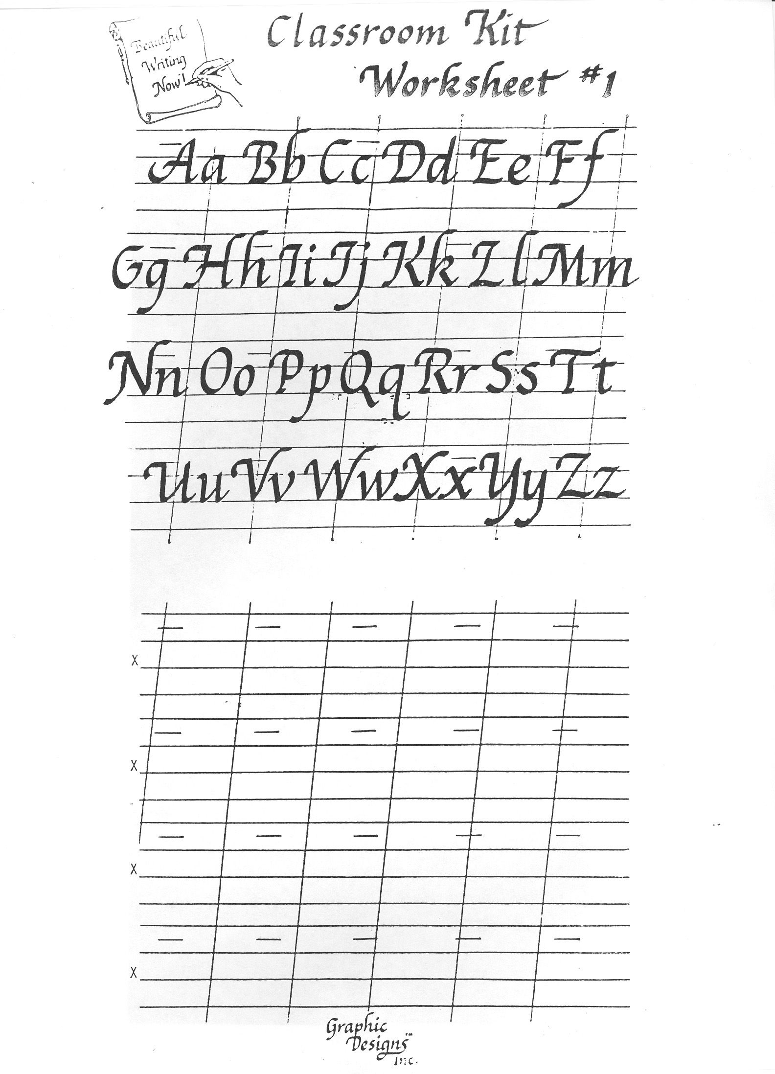 Free Printable Calligraphy Worksheets for Beginners