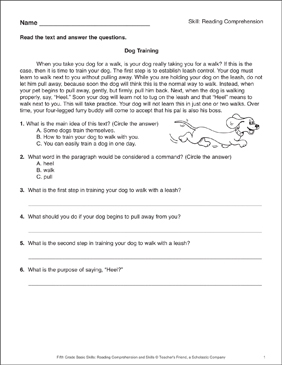 5 Free Printable Dog Training Worksheets