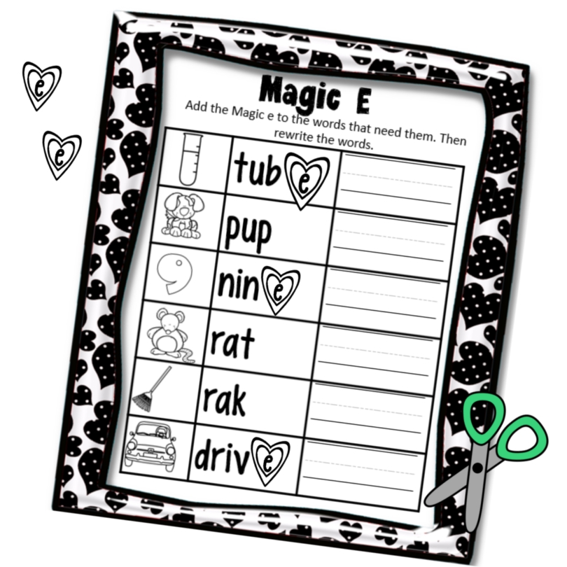 Free Printable Magic E Worksheets