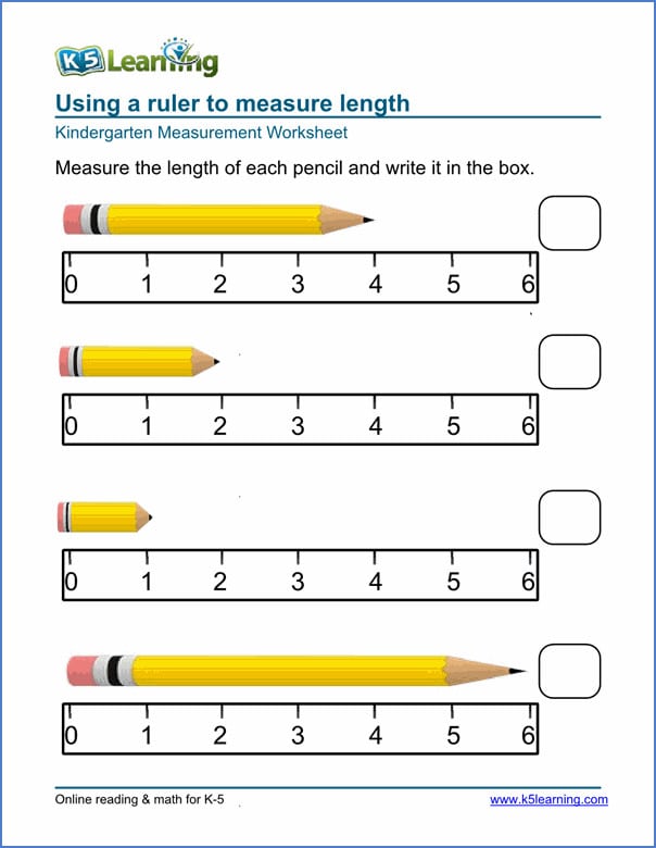 10 Free Measurement Worksheets for Kids to Print