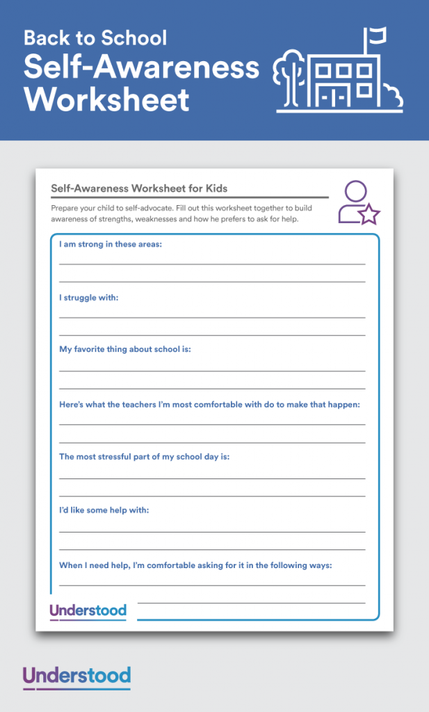 Free Printable Self Advocacy Worksheets